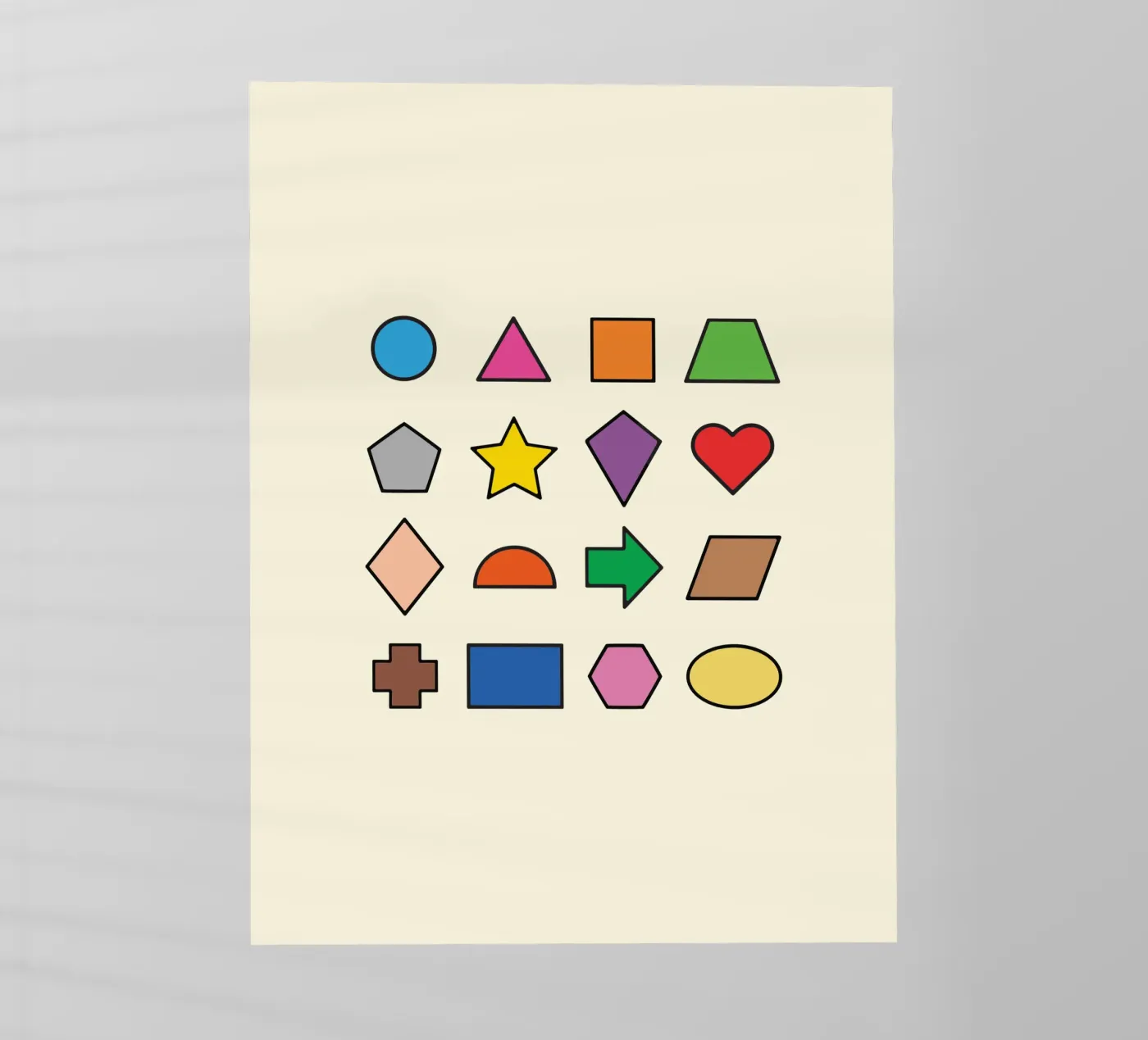 BASIC 2D SHAPES backlit folie van MORINA FLAW