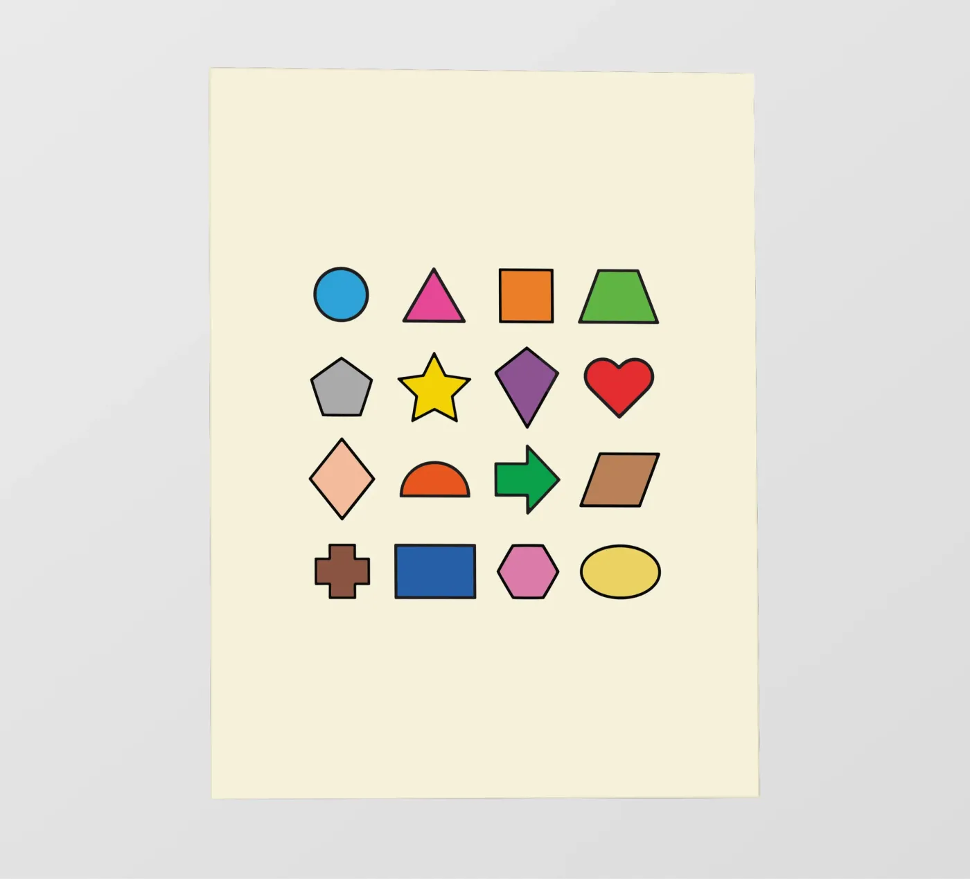 BASIC 2D SHAPES backlit folie van MORINA FLAW