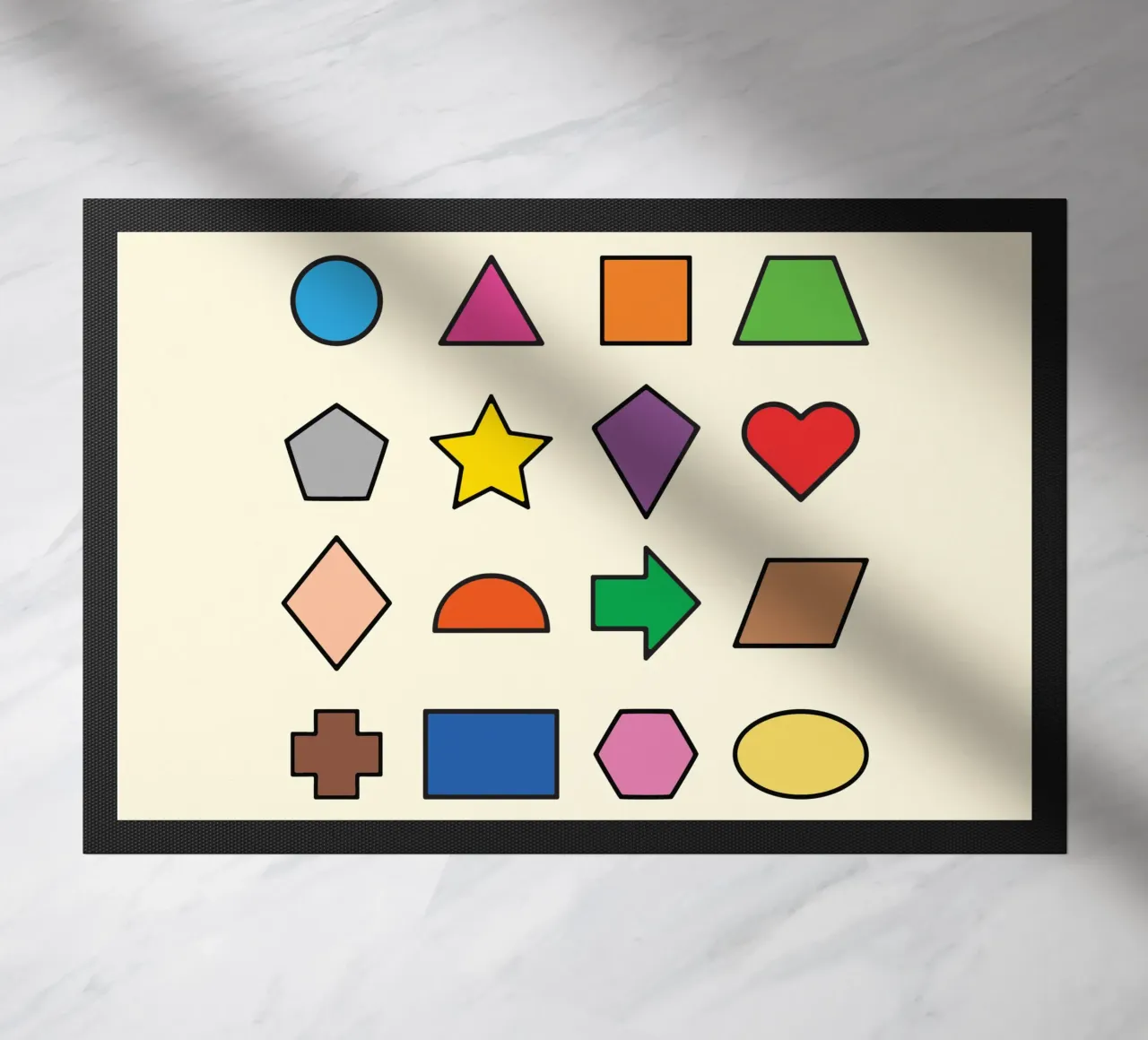 BASIC 2D SHAPES doormat by MORINA FLAW