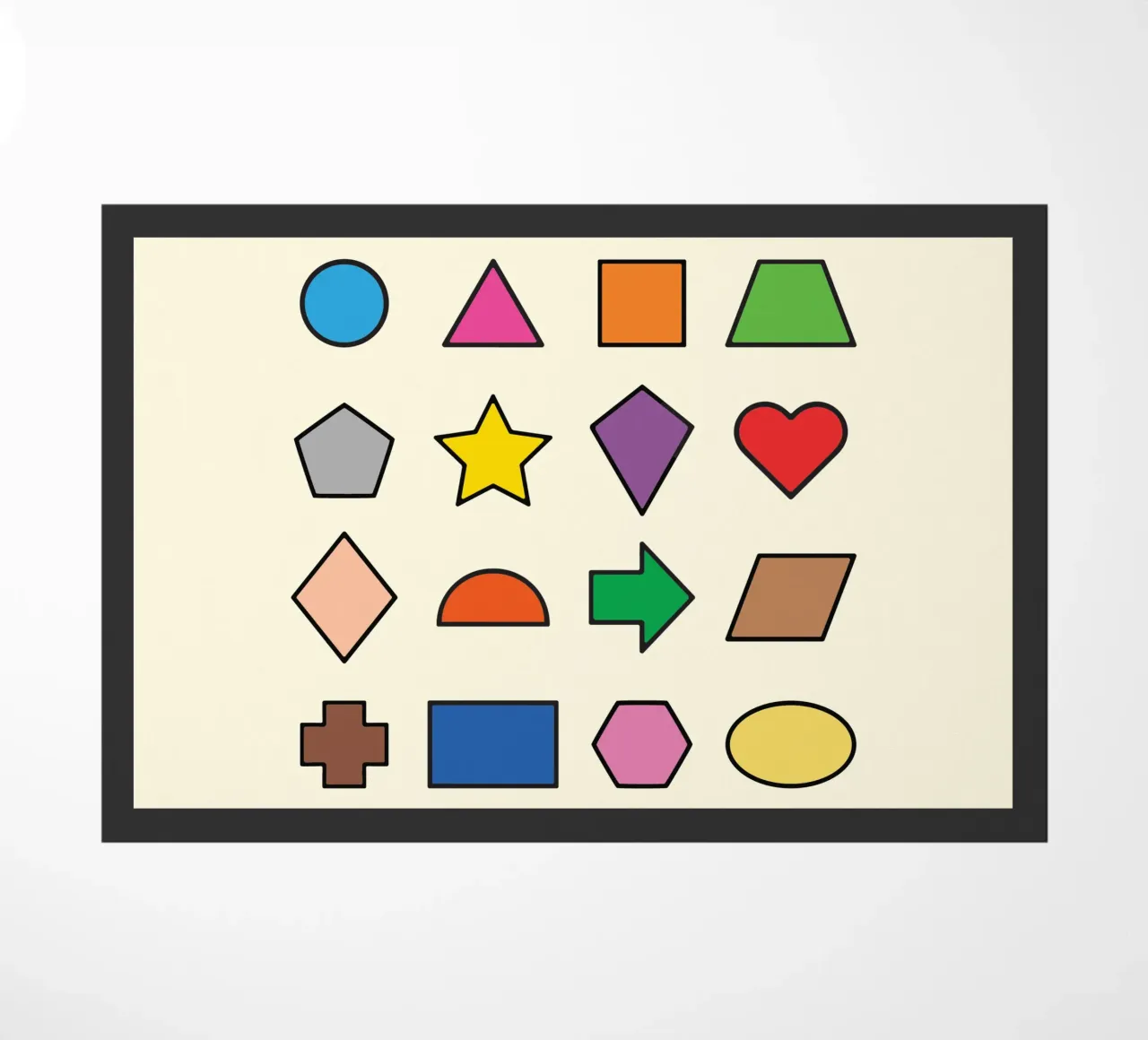 BASIC 2D SHAPES doormat by MORINA FLAW