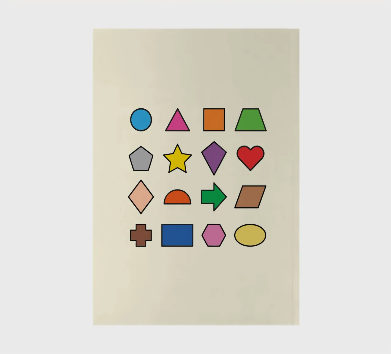 BASIC 2D SHAPES notebook by MORINA FLAW