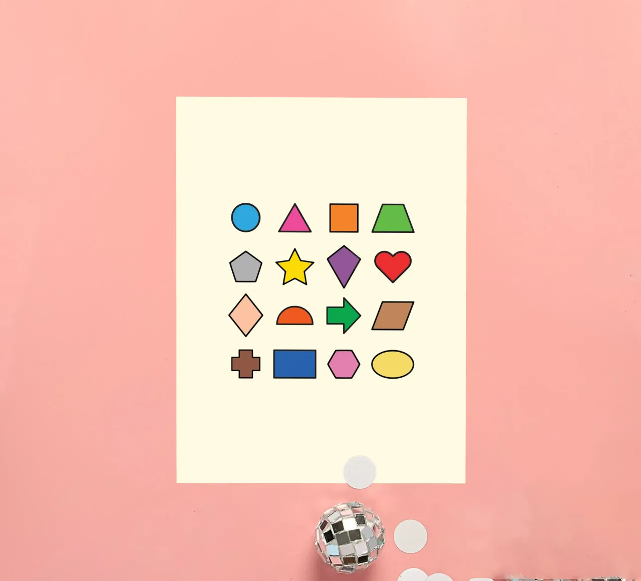 BASIC 2D SHAPES adesivo da MORINA FLAW