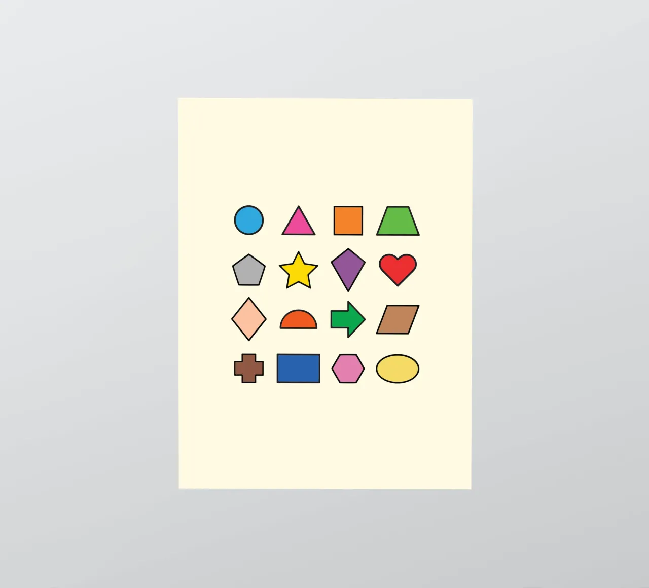 BASIC 2D SHAPES adesivo da MORINA FLAW