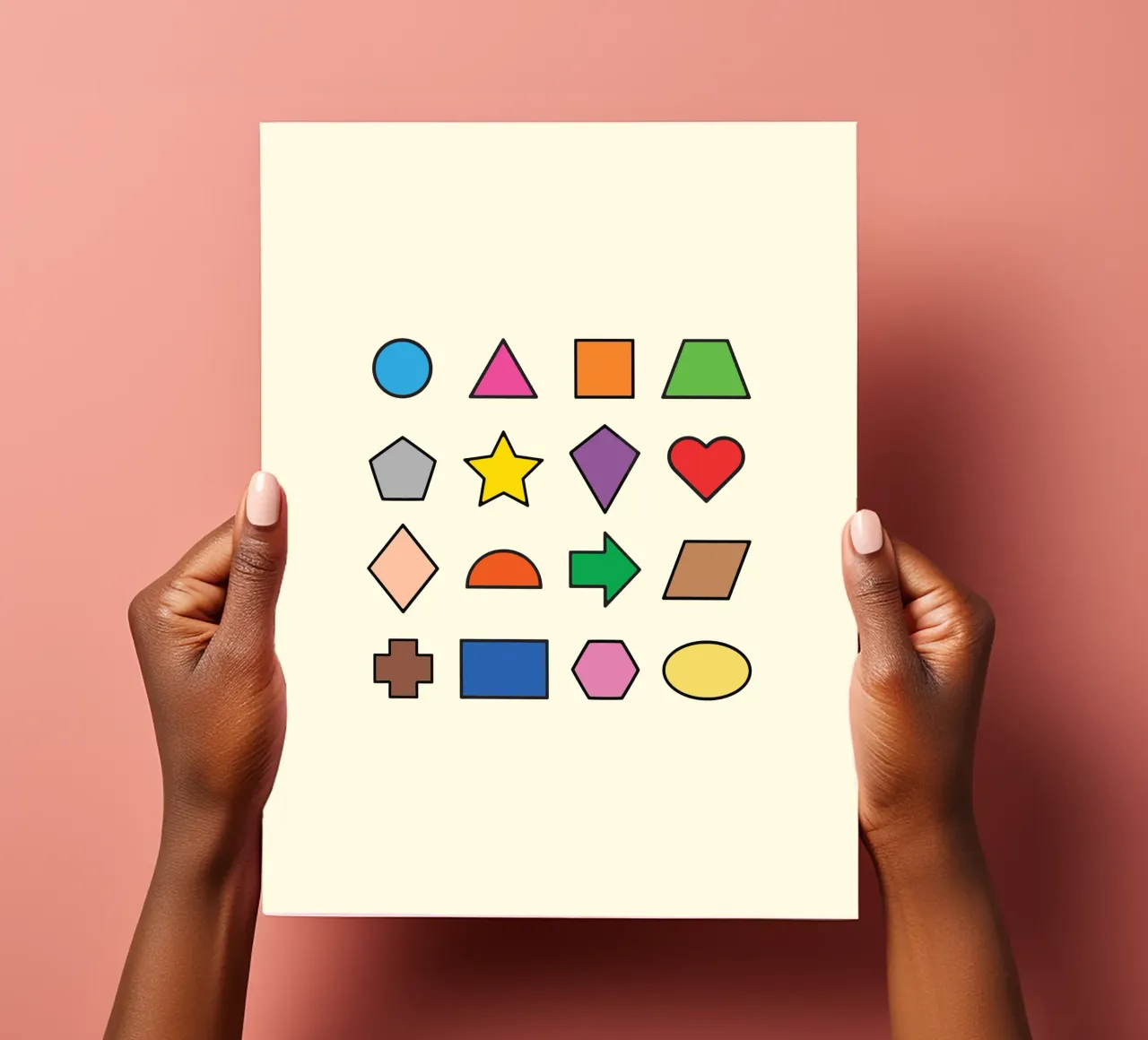 BASIC 2D SHAPES sticker sheet by MORINA FLAW