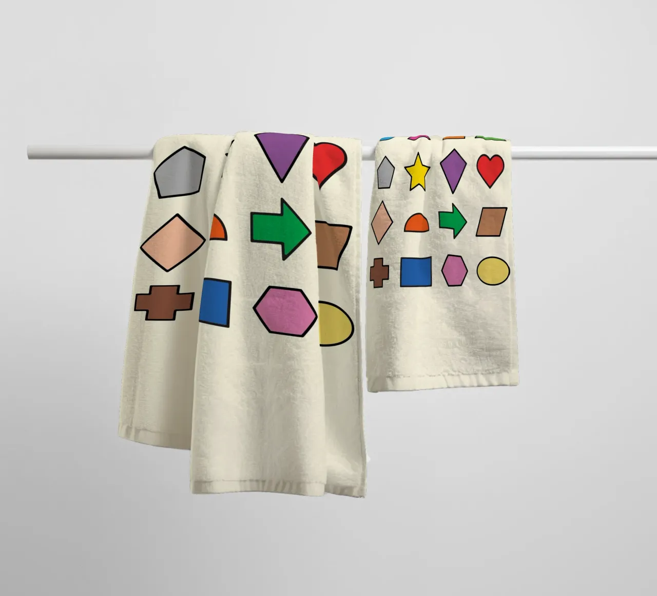 BASIC 2D SHAPES towel by MORINA FLAW