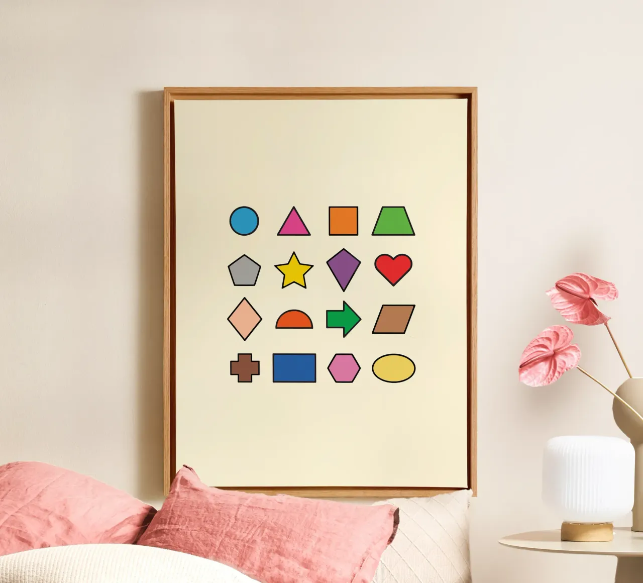 BASIC 2D SHAPES canvas by MORINA FLAW