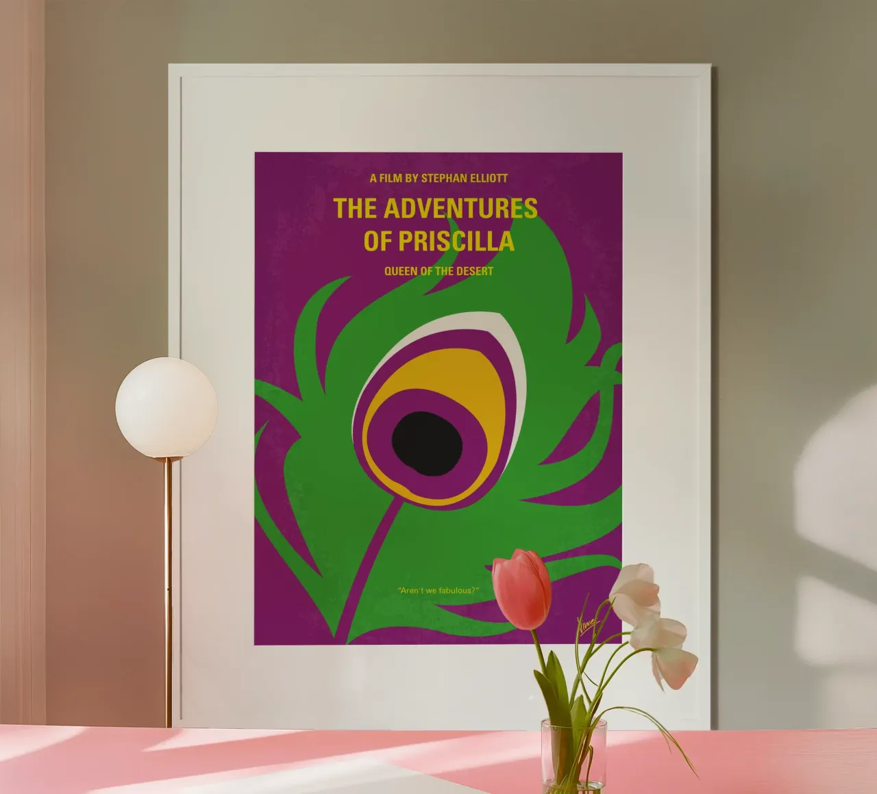 No498 My Priscilla Queen of the Desert minimal movie poster poster da Chungkong