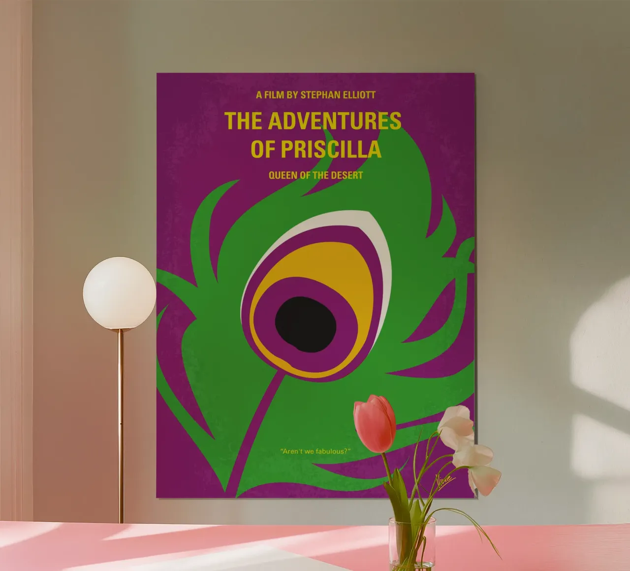 No498 My Priscilla Queen of the Desert minimal movie poster poster da Chungkong