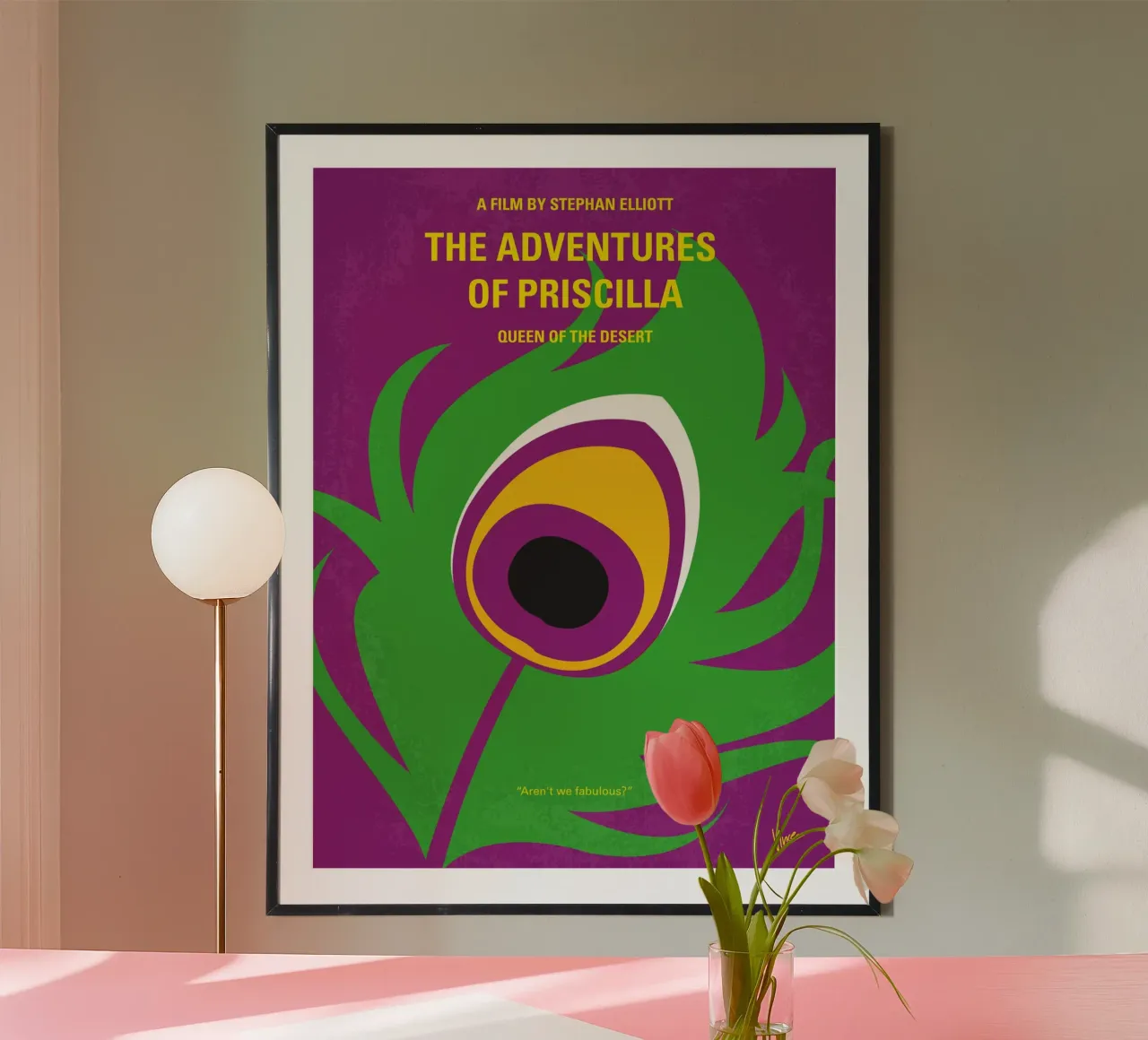 No498 My Priscilla Queen of the Desert minimal movie poster poster da Chungkong