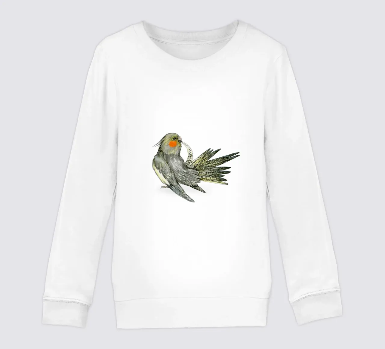 Cacatua che si prepara felpa bambino da BwiseLizzy