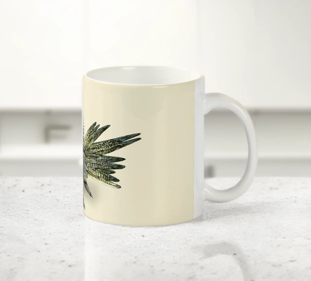 Cacatua che si prepara tazza in ceramica da BwiseLizzy