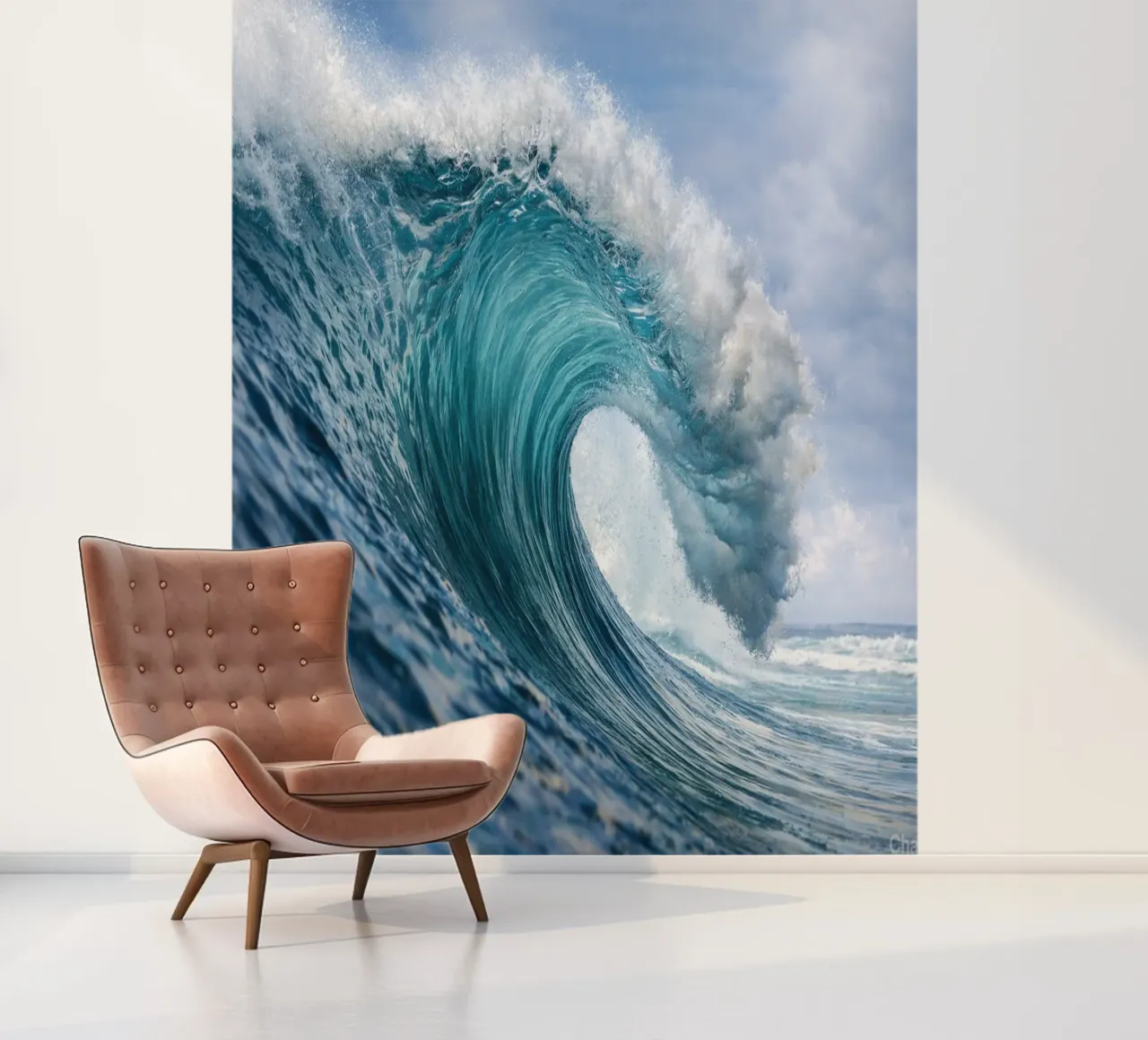 waves fotobehang van raflessia