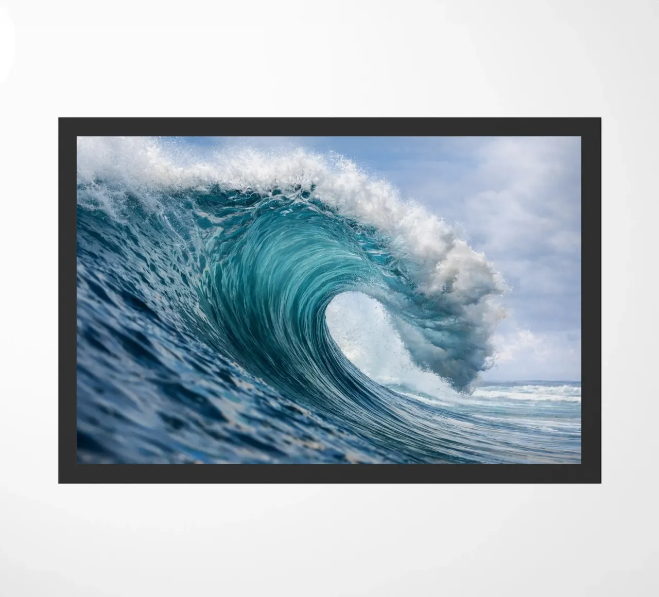 waves doormat by raflessia