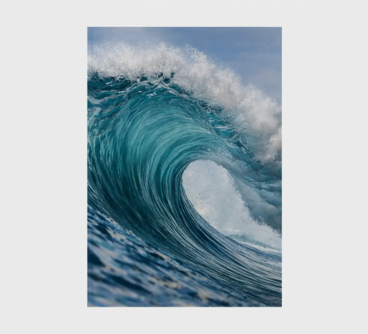 waves notebook by raflessia