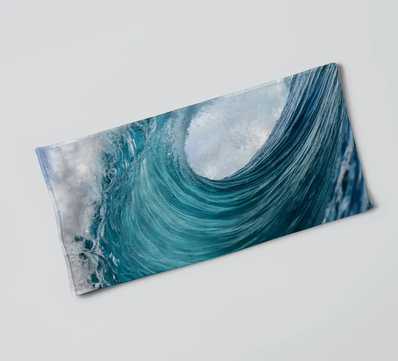 waves towel by raflessia