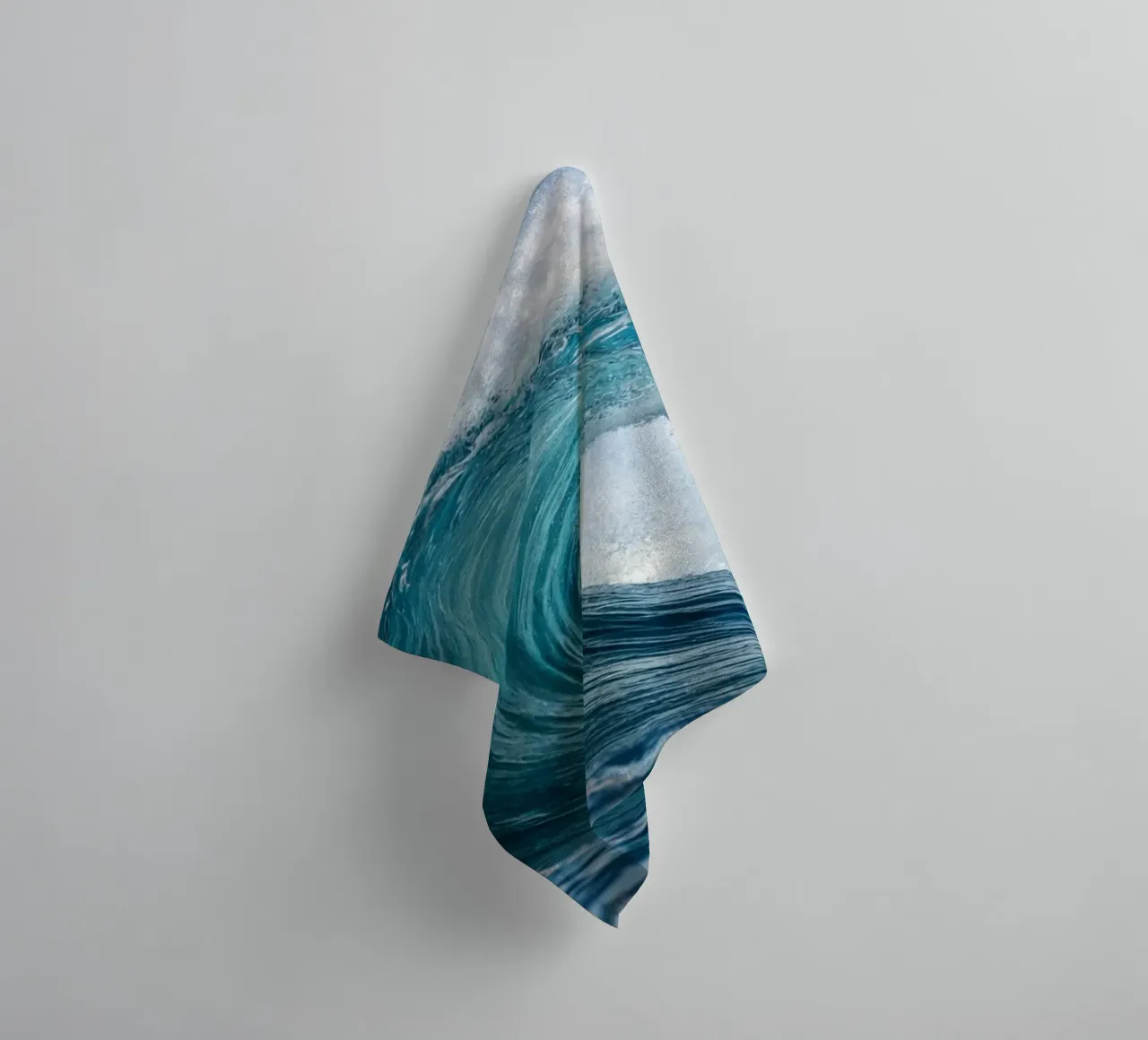 waves towel by raflessia