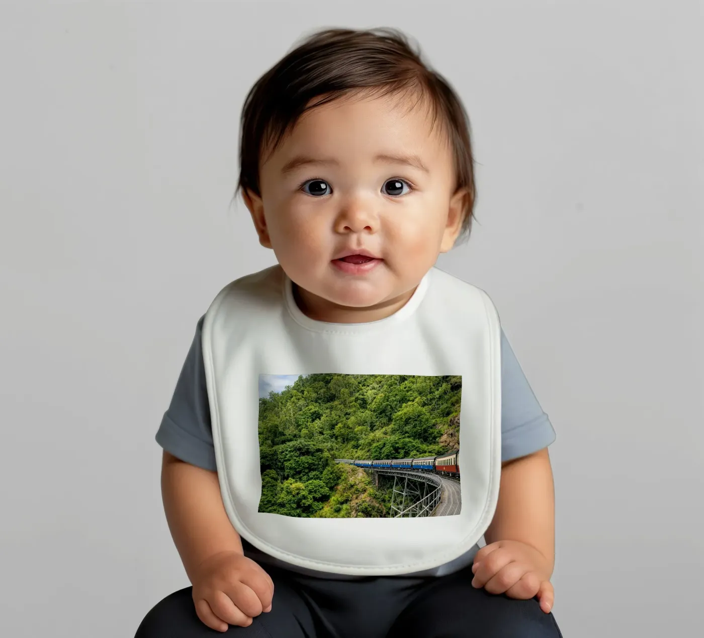 train baby bib by raflessia