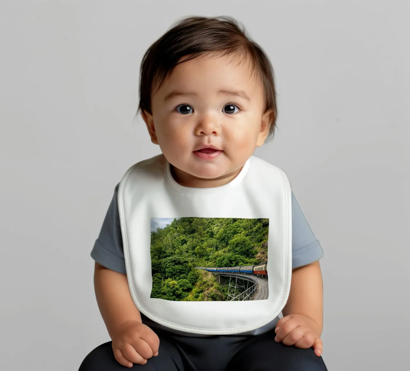 train baby bib by raflessia