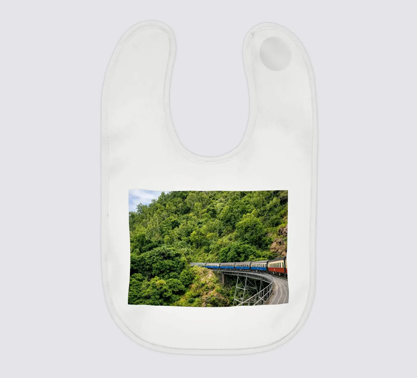 train baby bib by raflessia