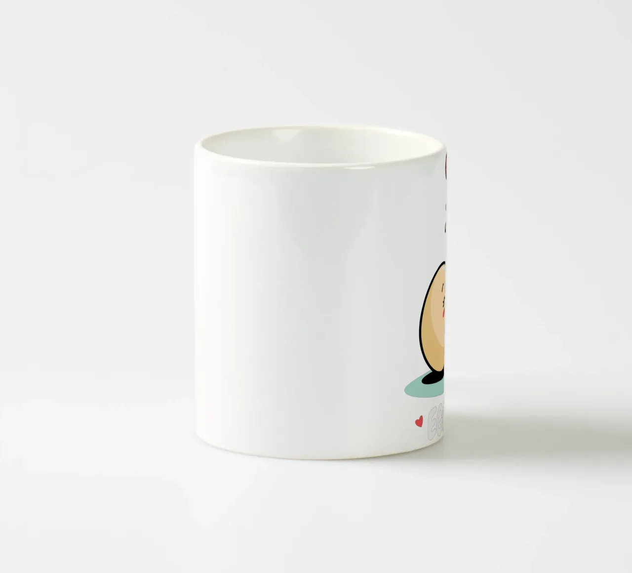 "EGG-SNOG" tazza in ceramica da edsonramosart