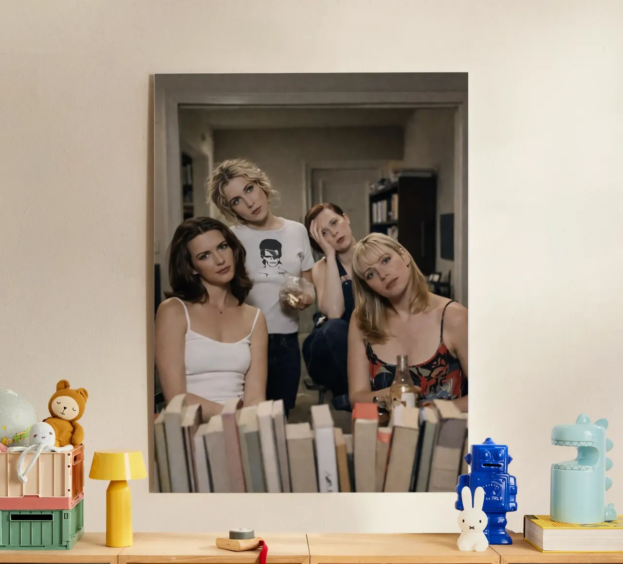 donne e specchio plexiglass da raflessia