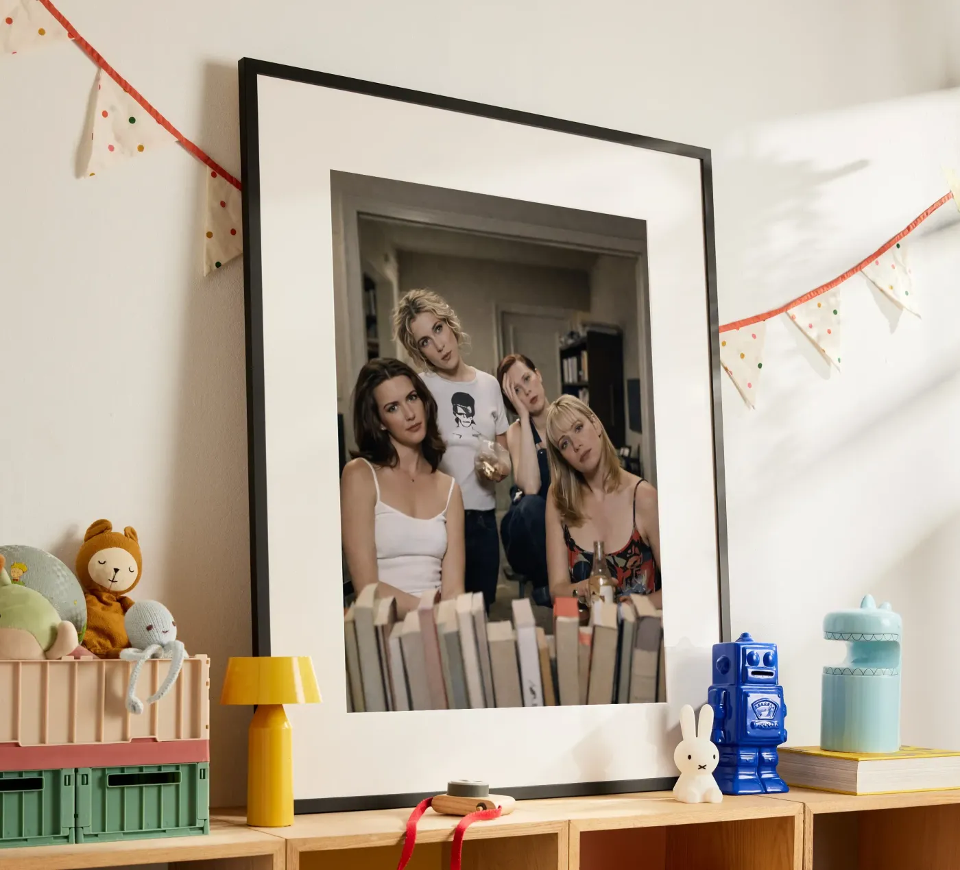 vrouwen en spiegel poster van raflessia