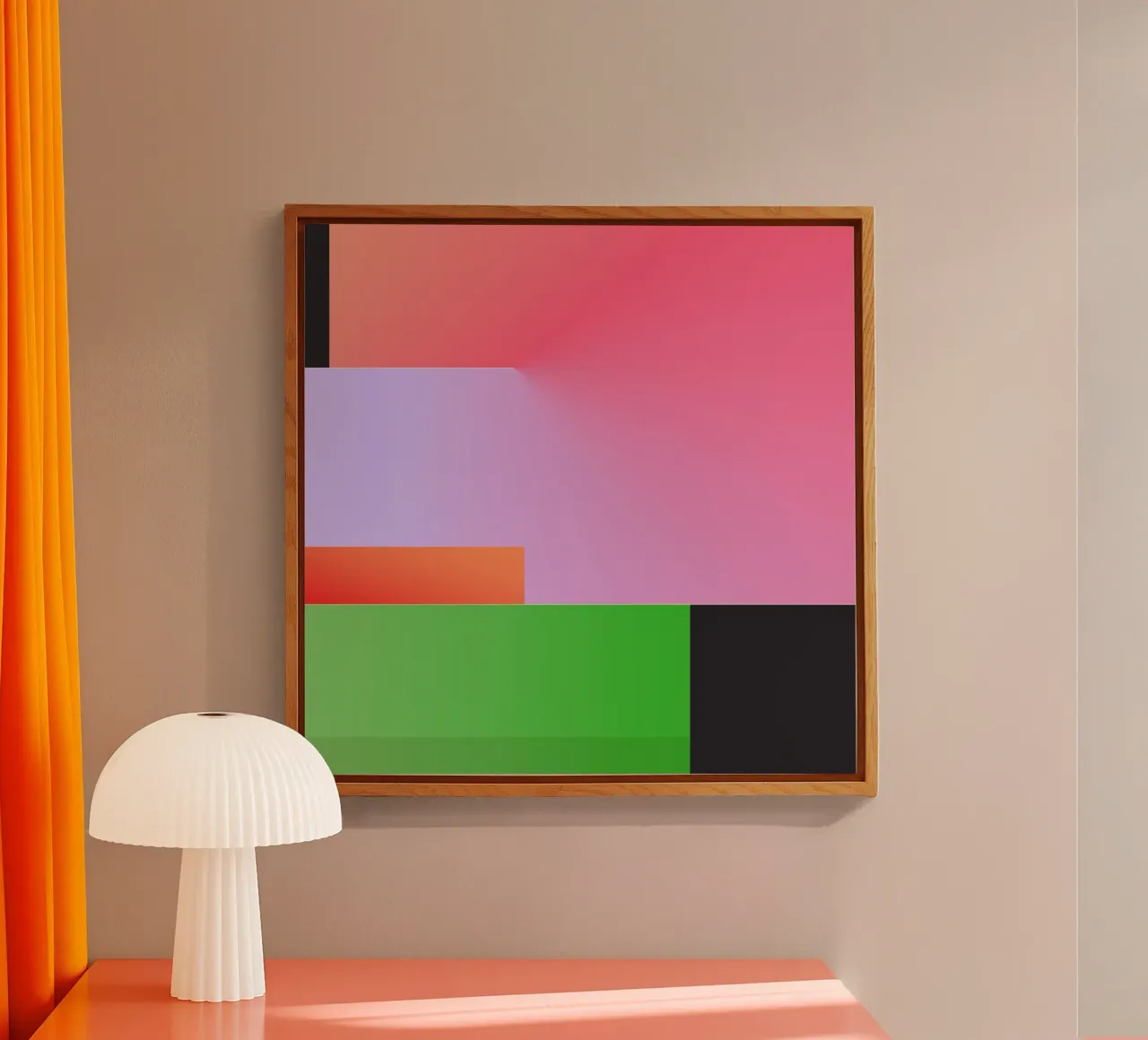 Geometria a gradiente minimo plexiglass da Gaite