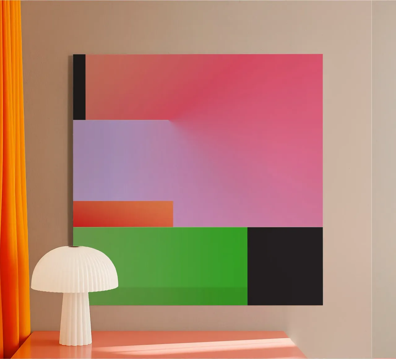 Geometria a gradiente minimo plexiglass da Gaite