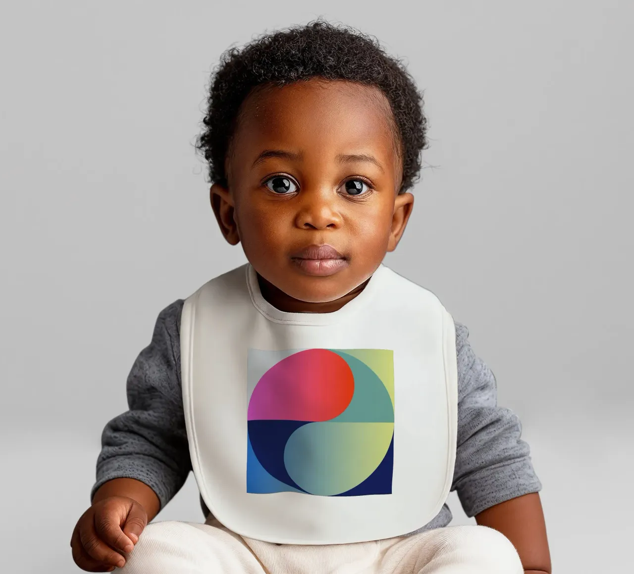 Cerchio con gradiente astratto bavaglino da Gaite