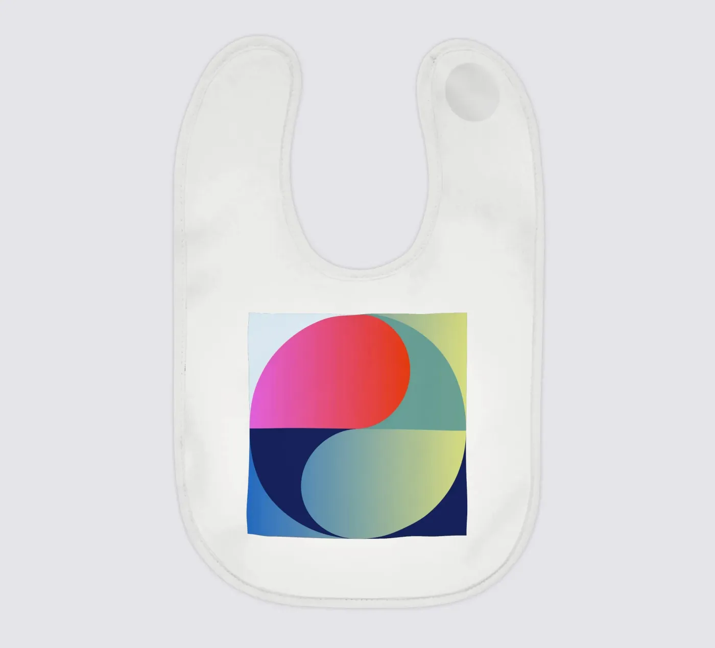 Abstract Gradient Circle baby slabbetje van Gaite