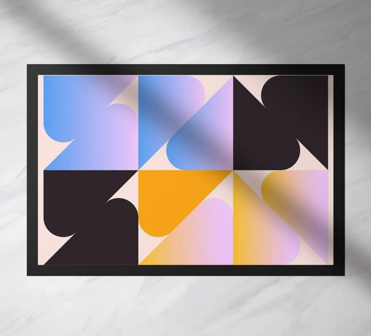 Geometric Color Pattern doormat by Gaite