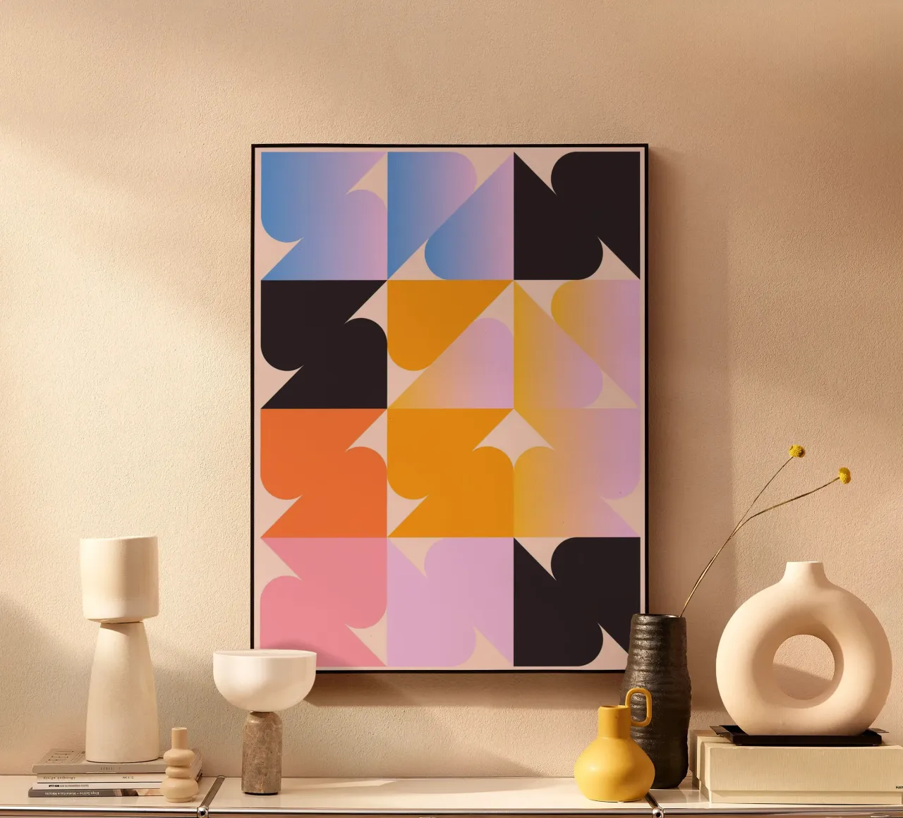 Geometric Color Pattern plexiglass da Gaite