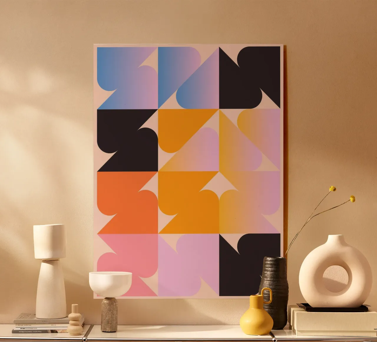 Geometric Color Pattern plexiglass da Gaite