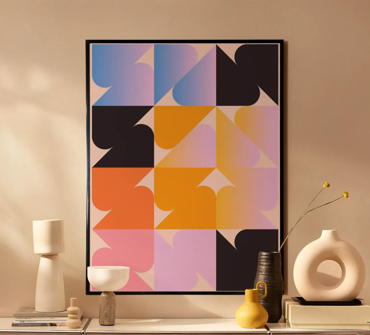 Geometric Color Pattern poster da Gaite