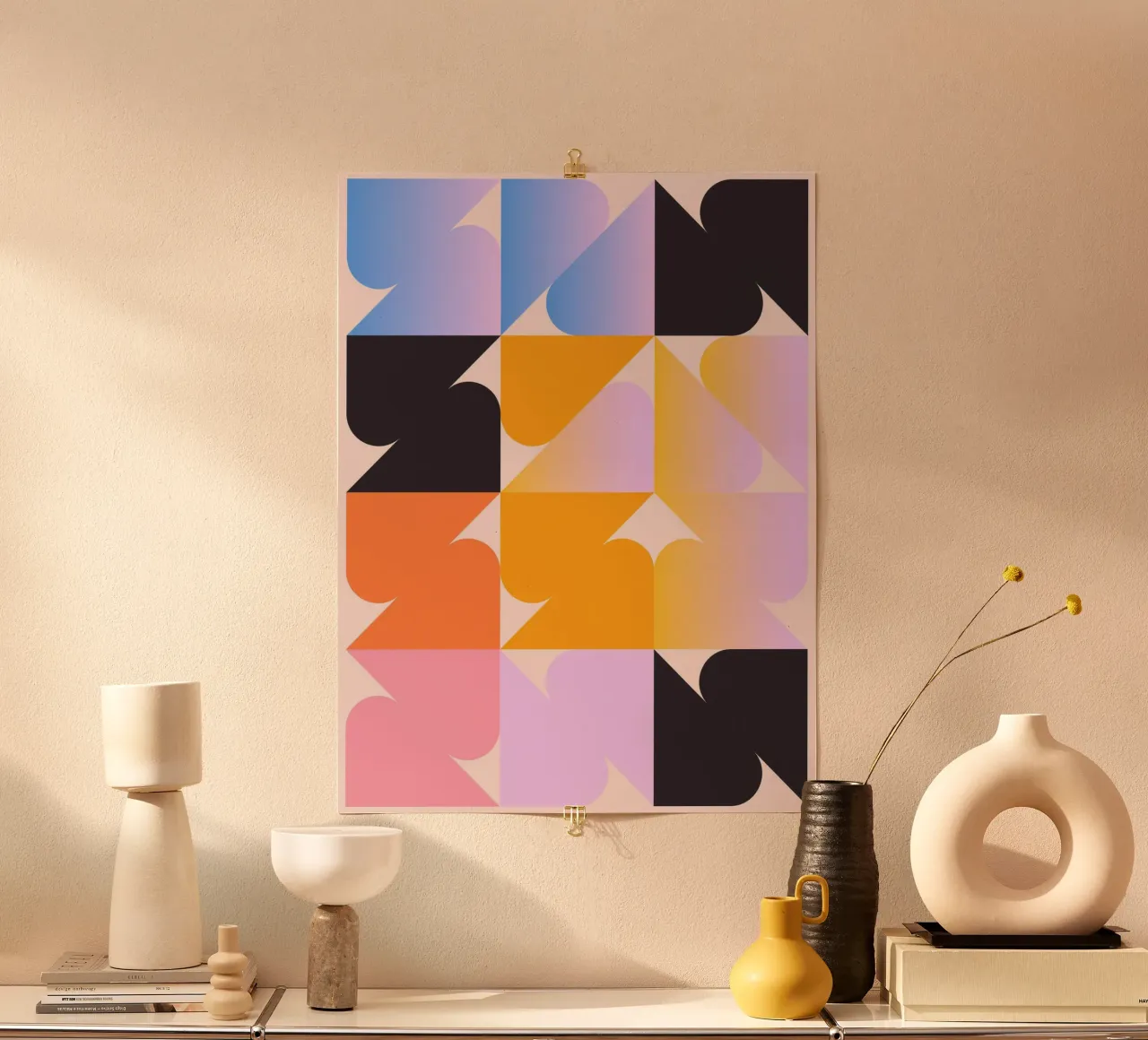 Geometric Color Pattern poster da Gaite