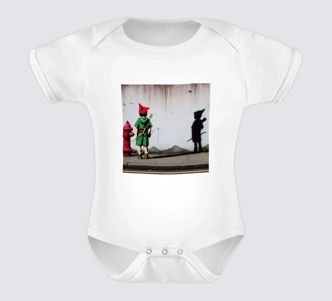 Robin Hood Stencil Art body bébé de mrZang