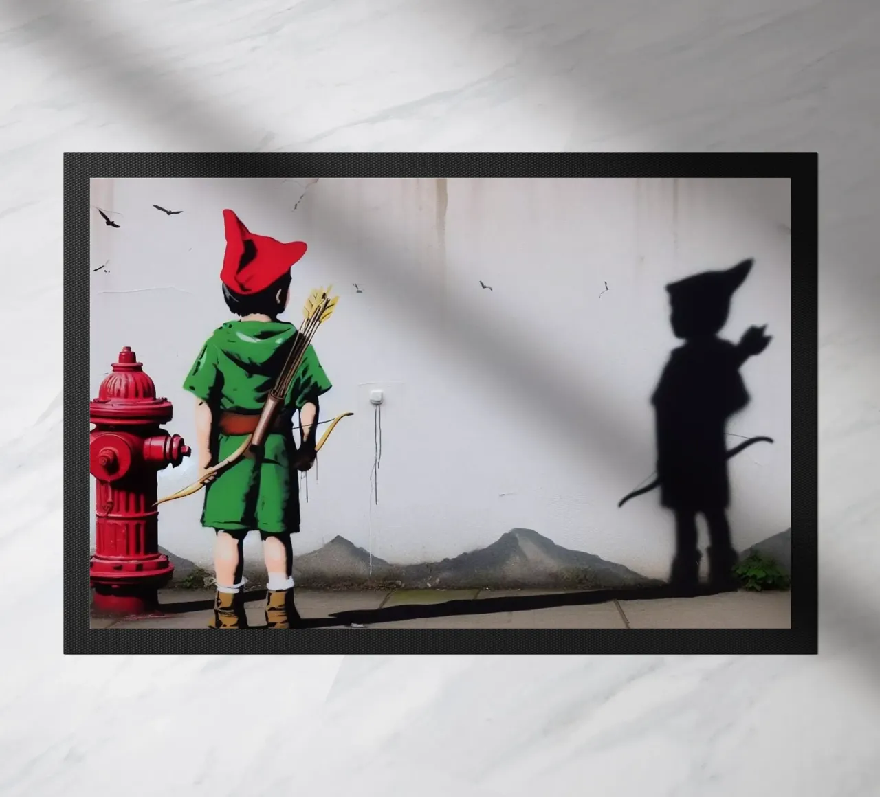 Robin Hood Stencil Art zerbino da mrZang
