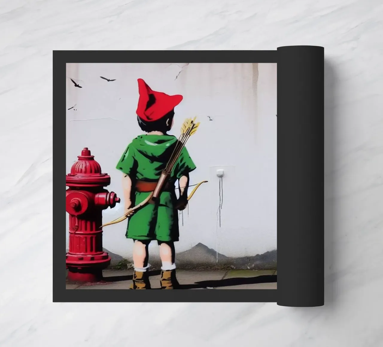 Robin Hood Stencil Art zerbino da mrZang