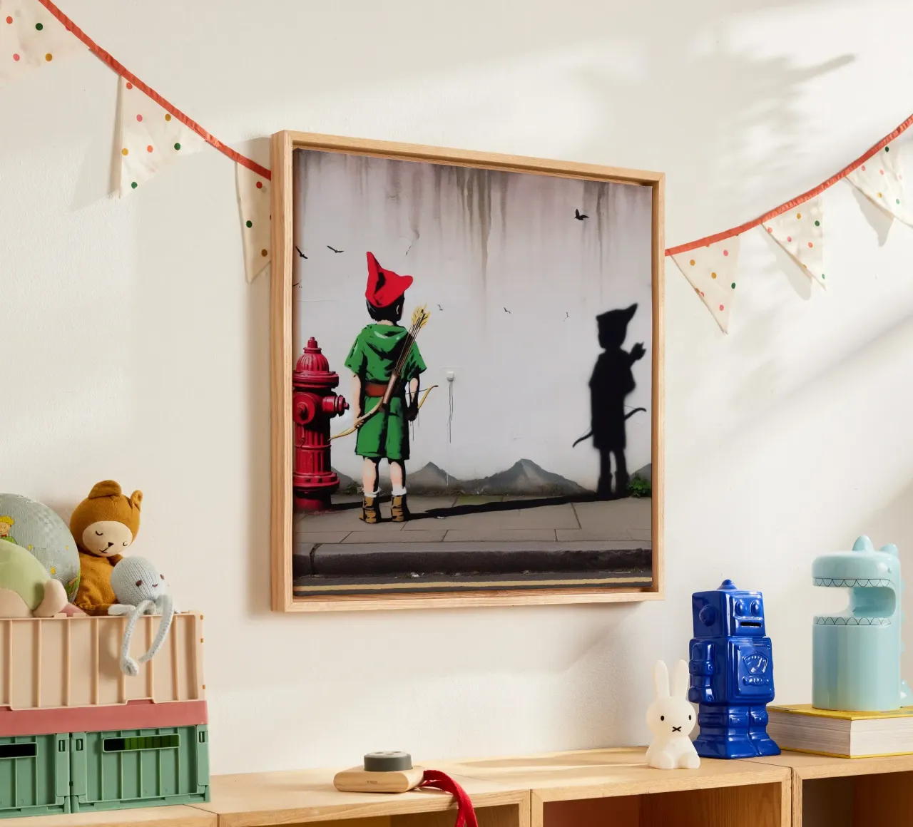 Robin Hood Stencil Art lienzo de mrZang