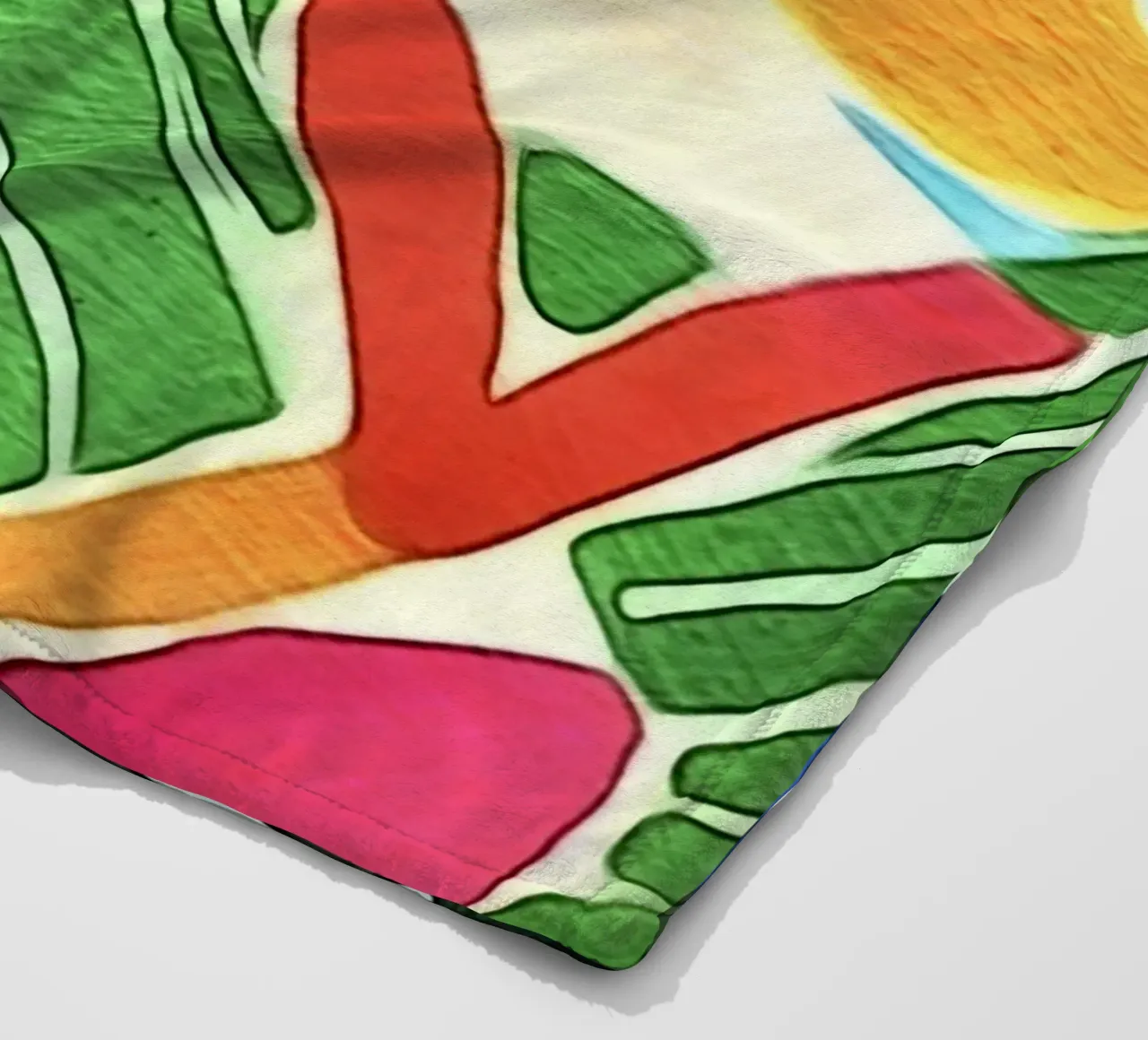 In the flower garden fleece blanket by ZAMART