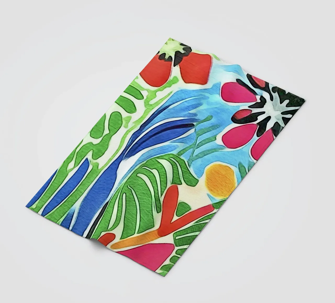 In the flower garden fleece blanket by ZAMART