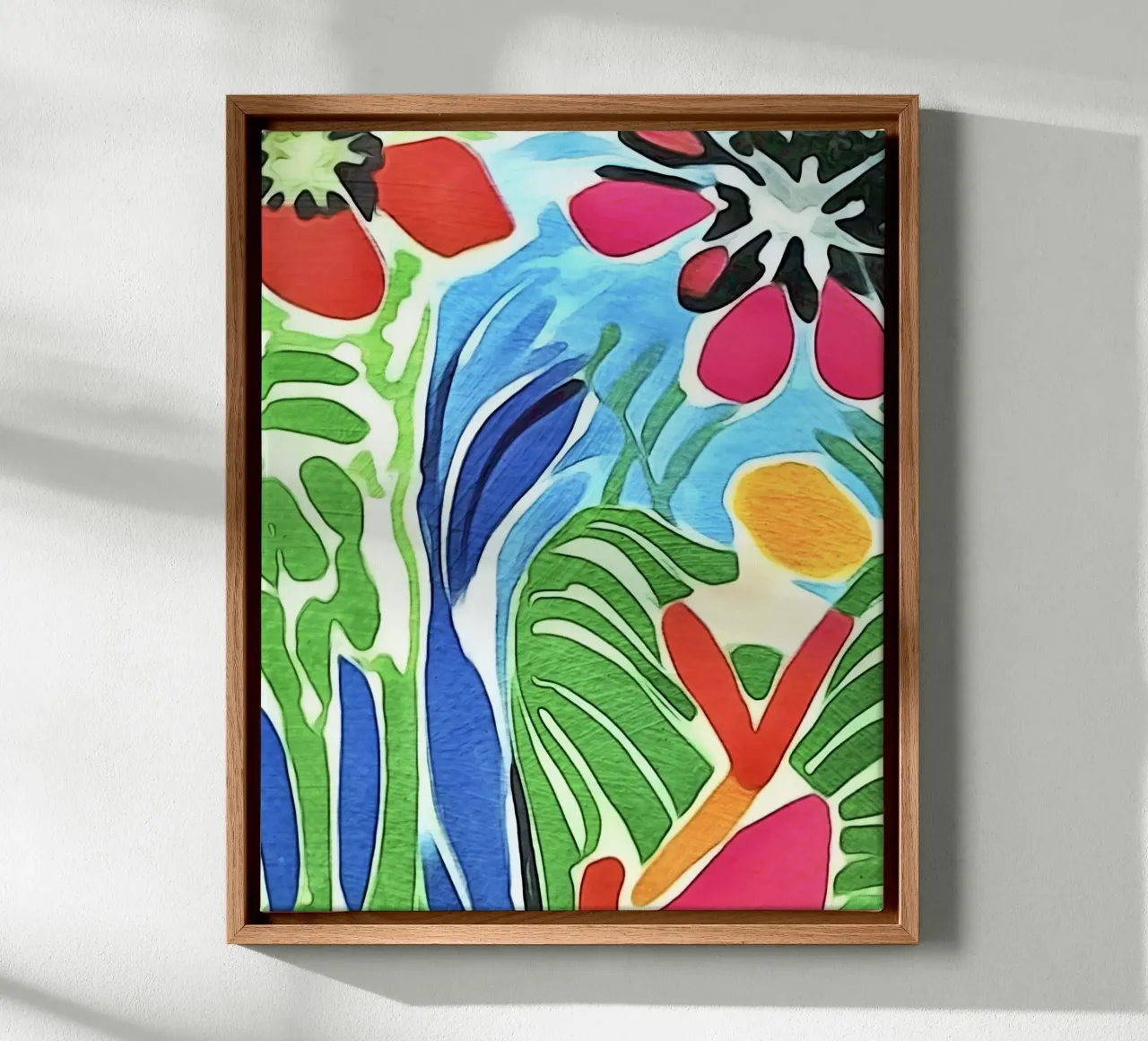In the flower garden canvas by ZAMART