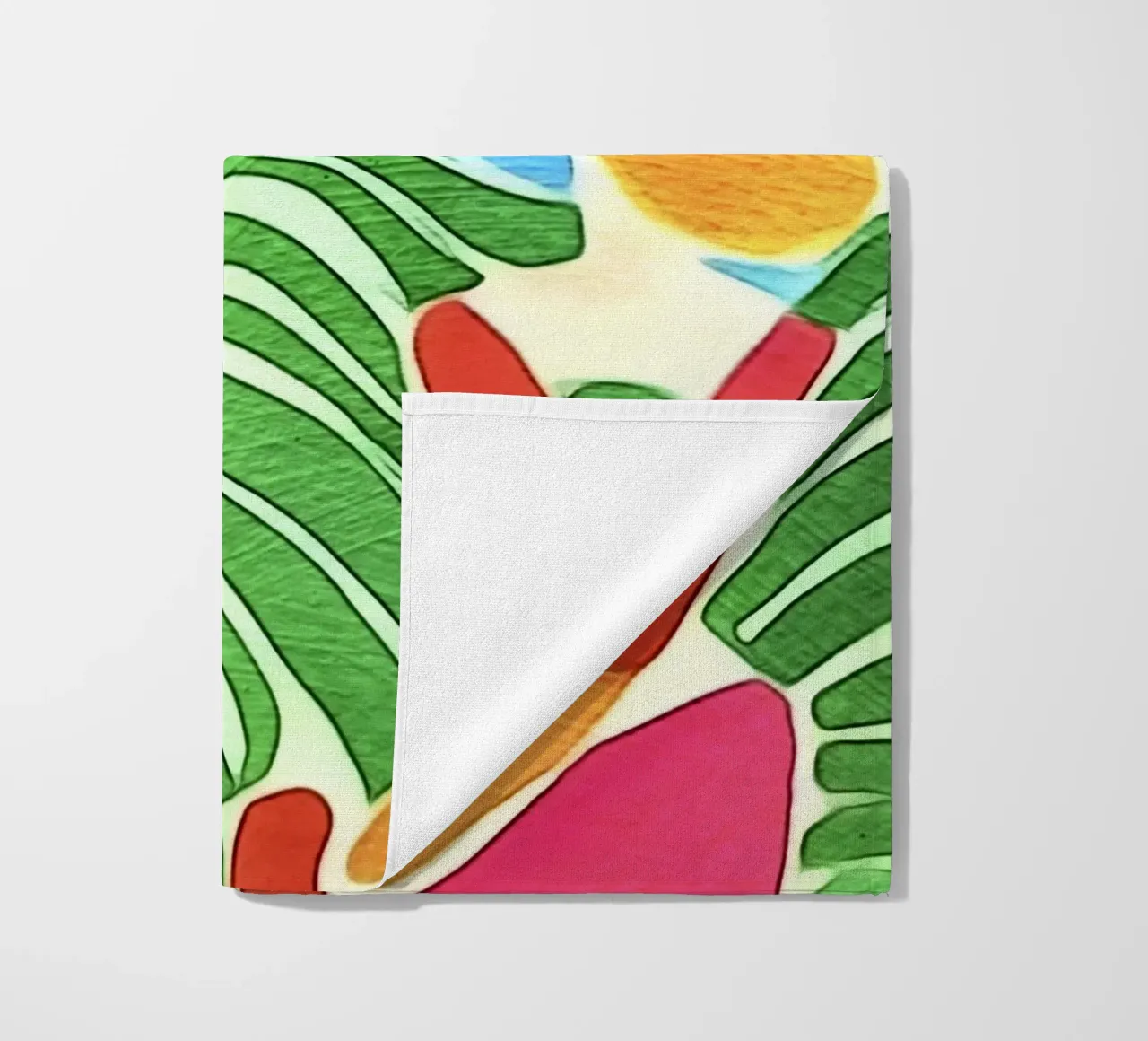 In the flower garden beach towel by ZAMART