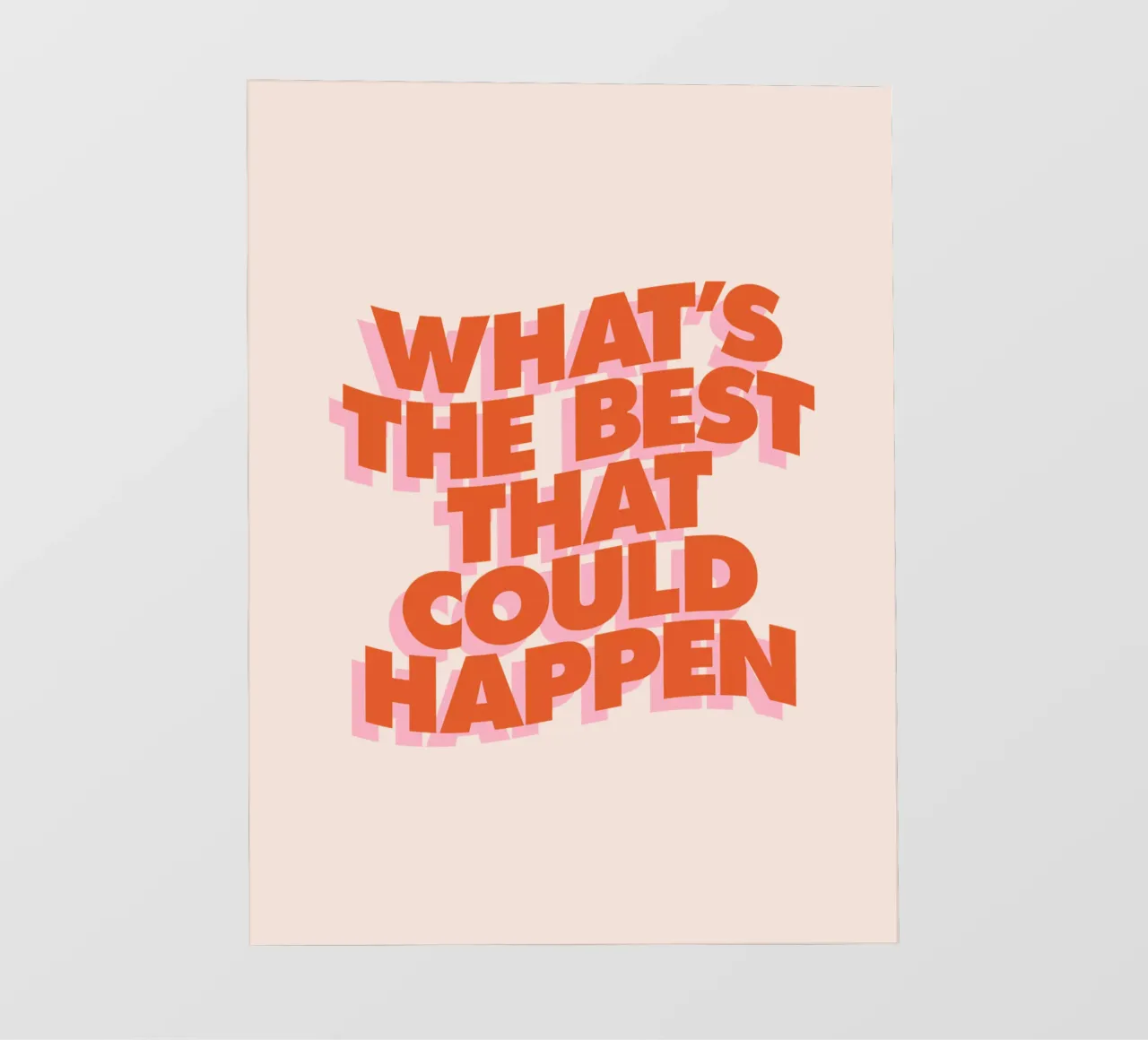 Il meglio che possa accadere Design tipografico pellicola backlit da THE MOTIVATED TYPE
