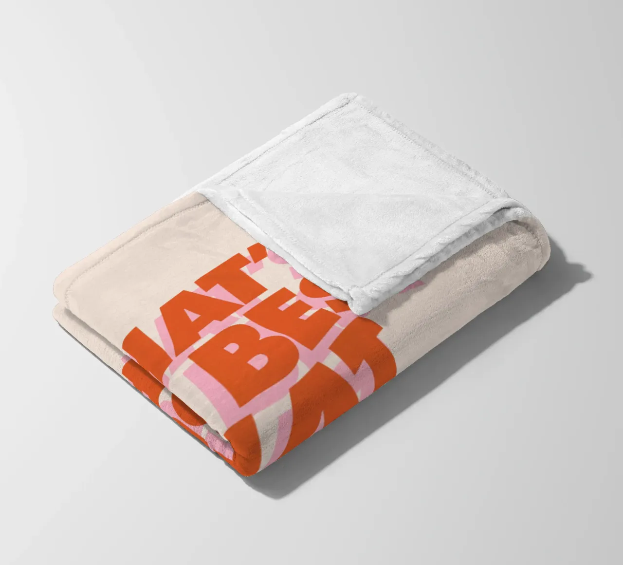 Il meglio che possa accadere Design tipografico coperta in pile da THE MOTIVATED TYPE