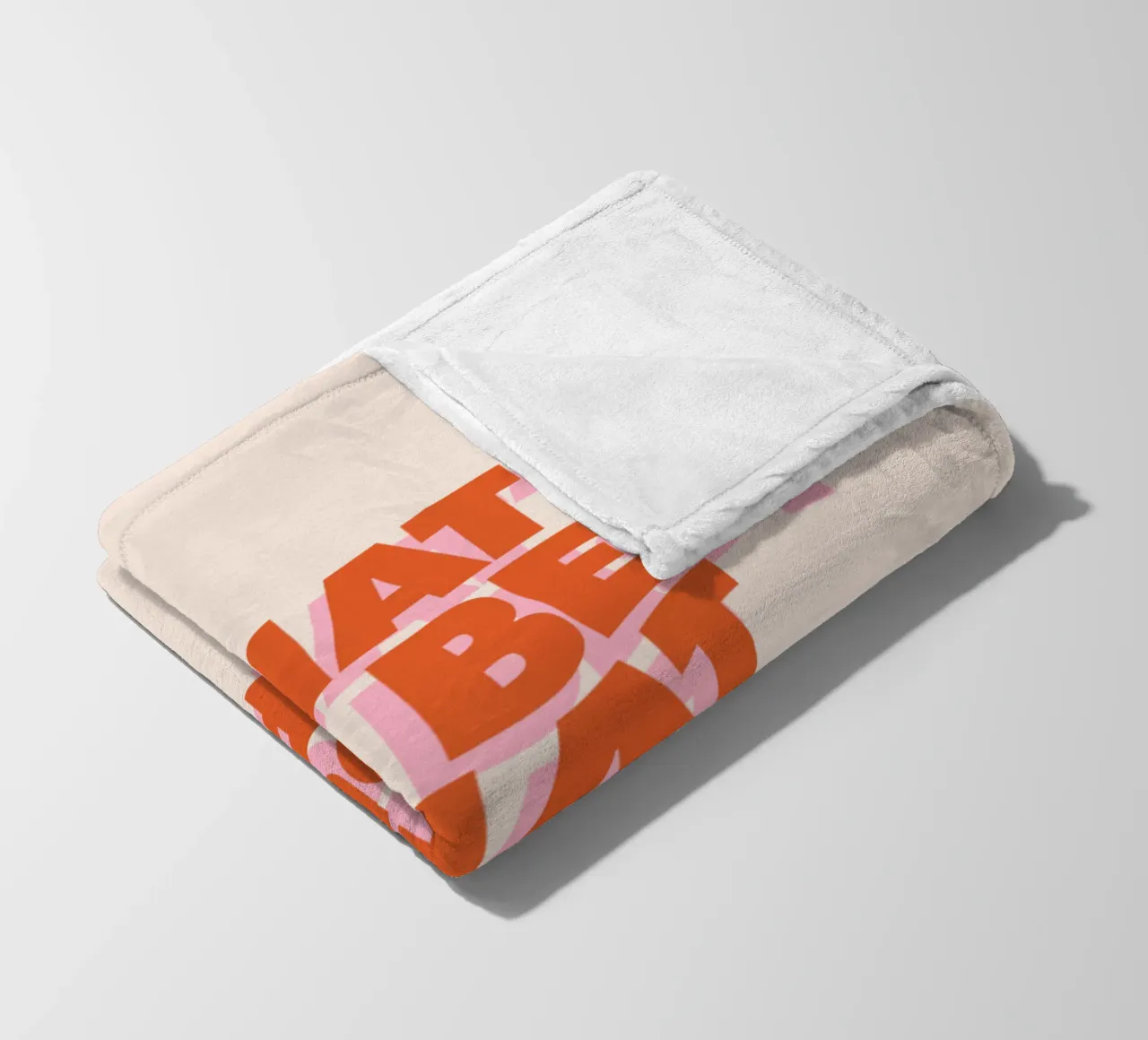 Il meglio che possa accadere Design tipografico coperta in pile da THE MOTIVATED TYPE