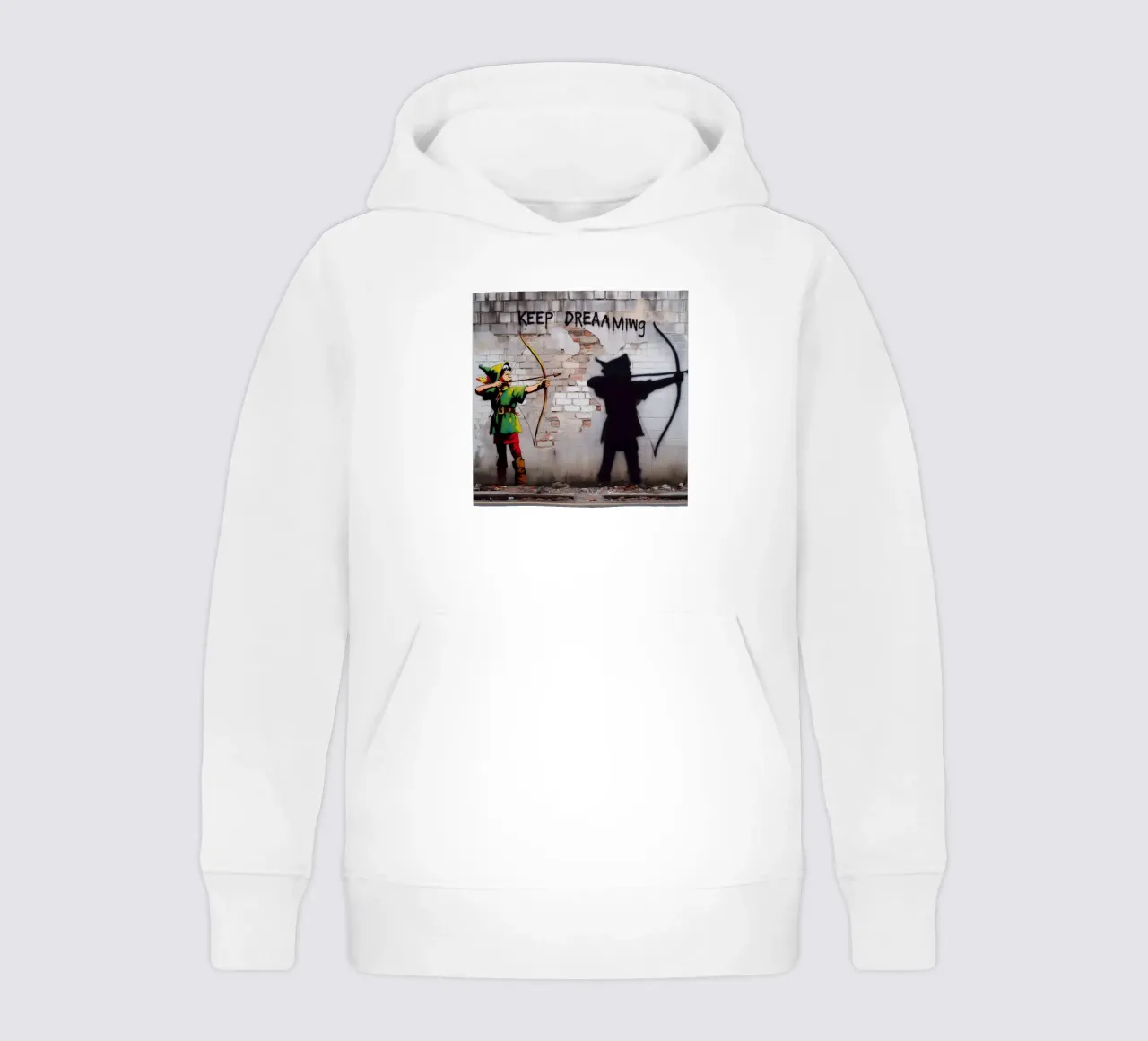 Robin Hood Grafitti felpa bambino con cappuccio da mrZang