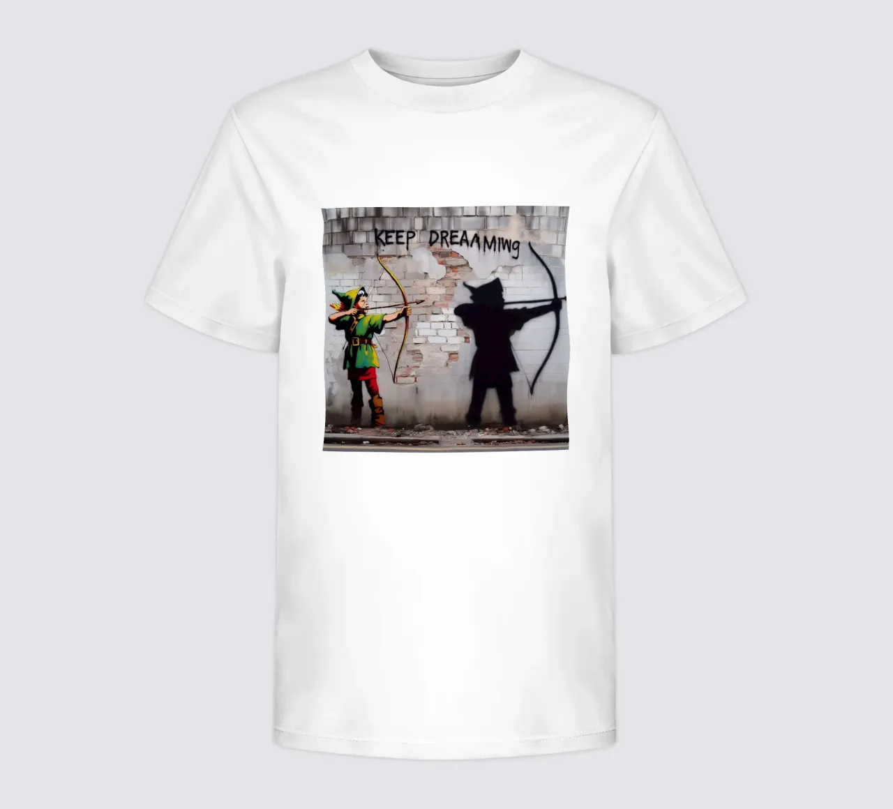 Robin Hood Grafitti kids t-shirt by mrZang
