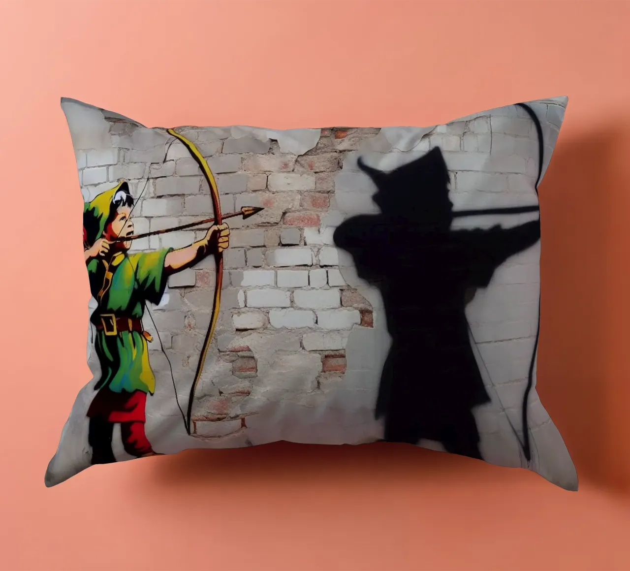 Robin Hood Grafitti cuscino da mrZang