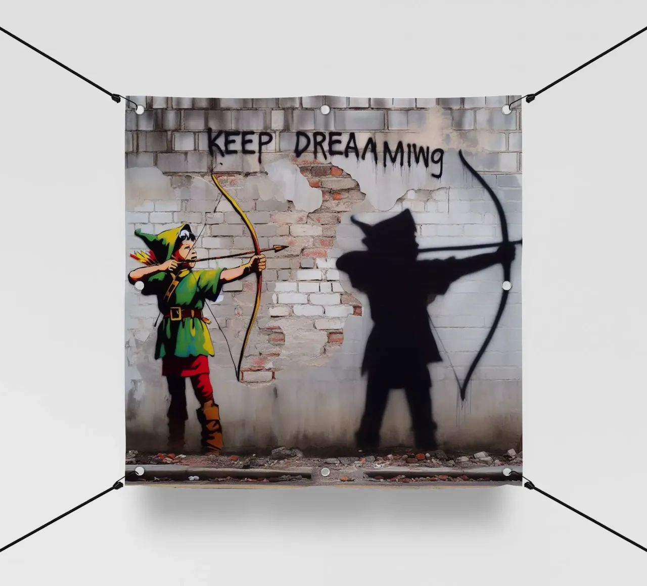 Robin Hood Grafitti telo in pvc da mrZang